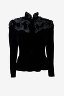 Vintage Prue Acton Velvet Jacket