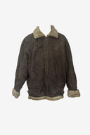 Angelo Litrico Suede leather mix bomber Jacket