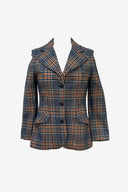 1970s Pure New Wool Plaid Blazer
