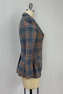 1970s Pure New Wool Plaid Blazer