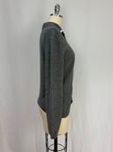 Marni Ash Grey Contrast Trim Knitwear Jacket