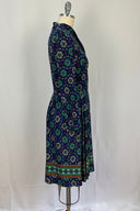 The Stroller navy floral jersey print dress