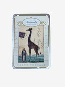 Vintage Animal postcards in tin