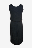 Vintage Beaded Black Cocktail Dress