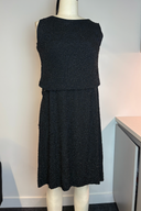 Vintage Beaded Black Cocktail Dress