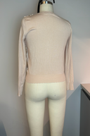 Darling Floral Appliqué Cardigan