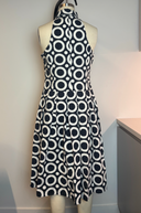Feraud Vintage Halter Neck Midi Dress