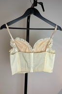 Blumarine Lace Trim Bustier Top