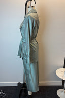 Samsoe & Samsoe Green Check Jacket + Trouser Set image 1