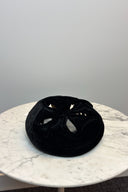 Ely Vintage Black Velvet Hat image 1