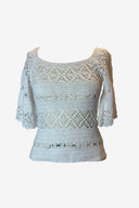 Zimmermann Crochet Short Sleeve Shirt image 0
