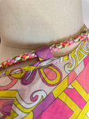 Vintage Emilio Pucci Stained Glass Print Silk Top image 3