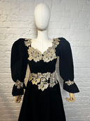 Vintage Handmade Heavy Velvet Gown image 4
