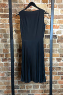 Miu Miu Black Pleated Midi Dress image 1