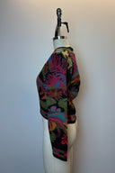 V Neck Lambswool Floral Cardigan image 1