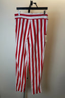 Vintage Black + Blue Fashions Stripe Drawstring Pants image 1