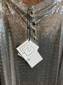 Paco Rabanne Silver Metal Knit Mini Dress image 3