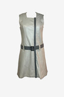 Vintage Phyllis Sportswear Leather Belted Mini Dress image 0