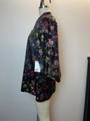 Floral Embroidered Top With Tie Belt image 2