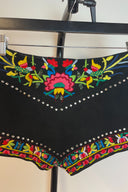 Camilla Embroidered Floral Mini Shorts image 1