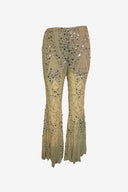 Free People Center Stage Embellished Flare Pants image 0