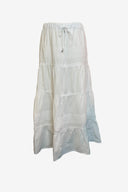 White Petticoat Midi Skirt image 0