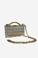 L’AFSHAR Grace lucite bag with chain image 0