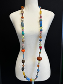 Multicolour Gemstone Long Necklace image 1