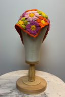 Crochet Square Floral Head Scarf image 3