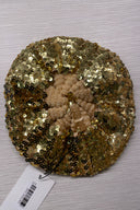 Vintage Gold Sequined Beret image 1