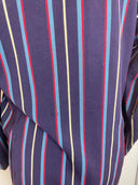 Relaxed Navy Striped Blazer image 4