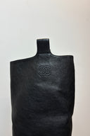 Chanel Calfskin Quilted Riding Boots Black image 8