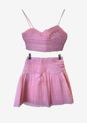 Aje Laurier Wave Ballet Pink Plisse Set image 0