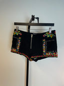 Camilla Embroidered Floral Mini Shorts image 2