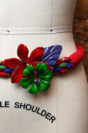 Acrylic Flowers Stretch Rope Belt image 1