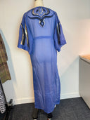 Emilio Pucci Blue V Neck Maxi Dress image 2