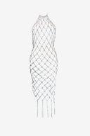 Zara Webbed Silver Lurex Overlay image 0