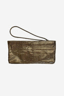 Glomesh Small Rectangle Gold Clutch Purse image 0