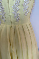 Vintage Lemon Sweetheart Midi Dress image 4