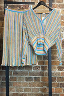 Rare Vintage Shimmer Missoni Skirt Set image 3