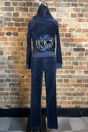 Juicy Couture Navy Velour Tracksuit Set image 1