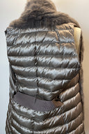 Moncler Fur Trim Quilted Vest image 2