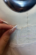 Vintage Sheer Pale Pink Maxi Slip Dress image 3