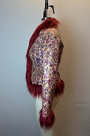 I.AM.GIA Leto Paisley Fur Jacket image 1