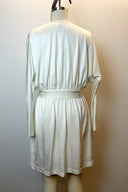 Halston Heritage White Silk Midi Dress image 2