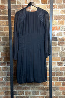 Jean Paul Gautier Black Silk and Beaded Dress image 1