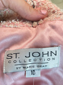 St John Collection Baby Pink Bouclé Suit image 4