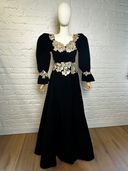 Vintage Handmade Heavy Velvet Gown image 3