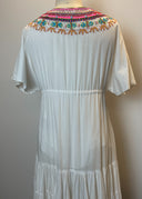 Camilla Short Sleeve Embroidered Midi Dress image 2
