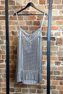 Paco Rabanne Silver Metal Knit Mini Dress image 2